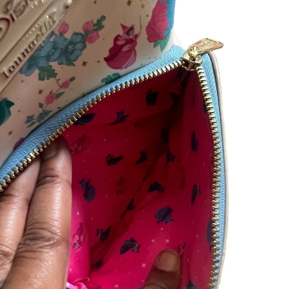 Loungefly Disney Sleeping Beauty Floral Fairy Godmothers AOP Backpack‎ main image 14